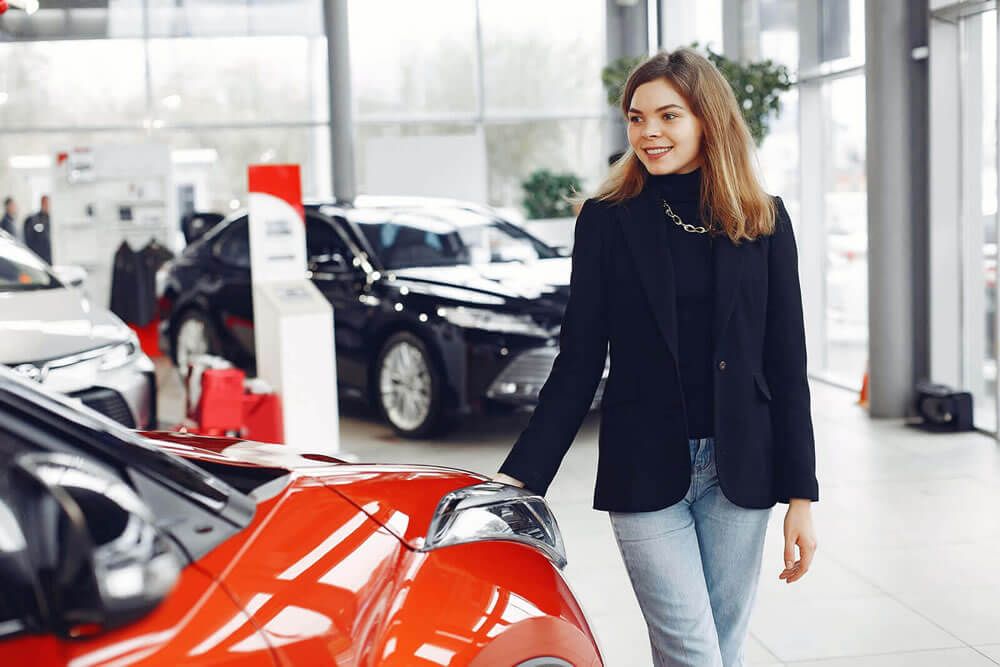 An auto buyer at a dealership